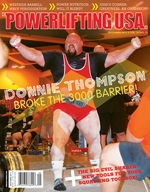 POWERLIFTING USA SEPTEMBER 2011 ISSUE